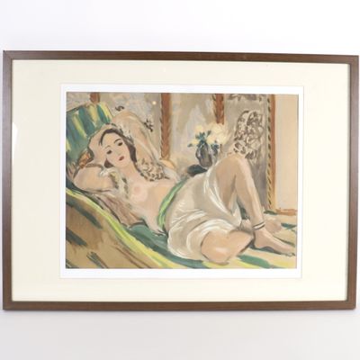 TABLEAU "ODALISQUE MAGNIOLA" d'après Henri MATISSE (1869-195…