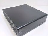an image of a black computer case sitting on top of a white table