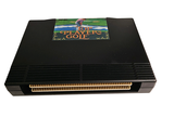 a black computer with a game on top of it