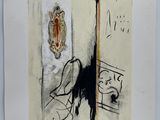 an image of a picture of a painting on a wall