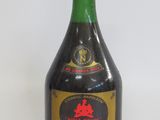 a bottle of liquor that is sitting on a table