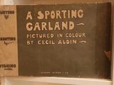 a sign that says a sporting garland picture in colour by cecil ahin
