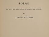 an old book with a black and white title on it