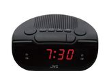 a close up of a black alarm clock on a white background
