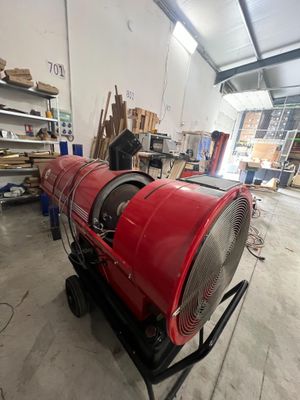 système de chauffage d'atelier SOVELOR EC 110 sur roues - Photo 1