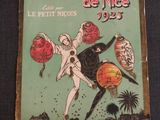 un vieux livre sur lequel figure le dessin d'un homme et d'une femme jouant au basket