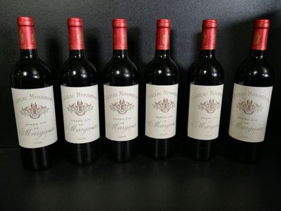 6 bouteilles de vin rouge du Château Monbrison Margaux 2005 … - Photo 1