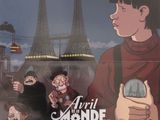 une image représentant une affiche de film avec un dessin représentant un garçon et un chat
