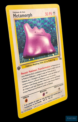 une carte sur laquelle figure l'image d'un personnage de Pokémon