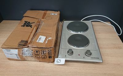 Plaque de cuisson Domino électrique OCEANIC - inox- retour t…