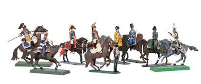 Historex, Airfix. 1er Empire. Cavaliers divers.