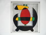 an image of a painting of a bird with a yellow beak