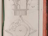 a book with a drawing of a vase on it