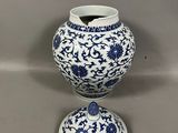 paire de vases chinois bleus et blancs