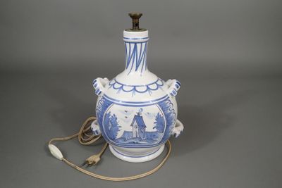 Antoine MONTAGNON à Nevers. Importante gourde de pèlerin à q…