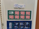 a picture of a book with stamps on it