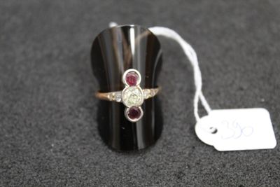 a ring that is sitting on a table with a price tag
