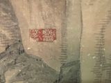 a picture of a painting on the wall of a building