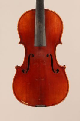 an old violin with a bow on a white background