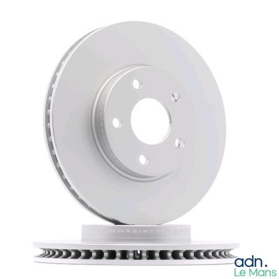 a close up of a brake disc on a white background
