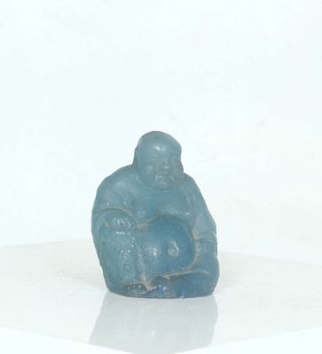 DAUM France, dans le goût de. Bouddha en pâte de verre teint…
