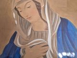 an image of a painting of a woman reading a book