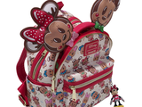 mickey and minnie backpack set with minnie mouse and mickey mouse