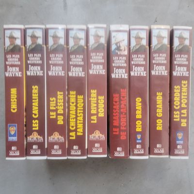 six dvd cases of john wayne ' s western western western western western western western western western western western western western western western western western western