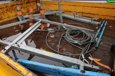 an image of a truck with a lot of wires in it