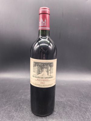 1 bouteille de Les Allées de Cantemerle, Haut-Médoc 2002