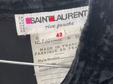 Veste en velours noir Saint Laurent, taille 40