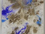 a picture of a painting on the wall of a room
