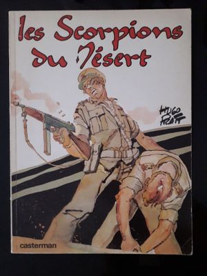 une photo d'un livre sur laquelle figure un homme tenant une arme à feu