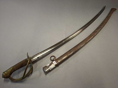 SABRE de CAVALERIE LEGERE Ml 1822, fusée avec son filigrane.…
