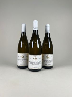 trois bouteilles de vin blanc posées sur une table