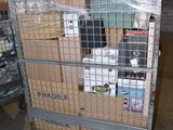 a cart that has many items in it