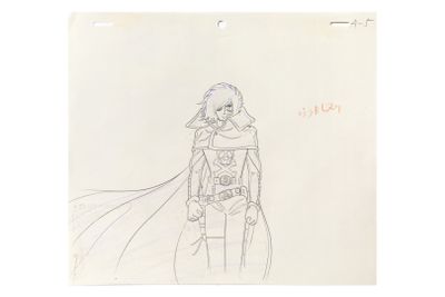 an image of a drawing of a woman in a cape and cloak