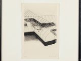une image d'un dessin en noir et blanc d'un bâtiment