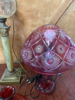 Lampe champignon en cristal double couche. (photo 2)