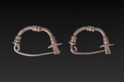 Paire DE Fibules EN Argent DE Phrigee