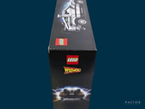 lego back to the future delorent set in a box