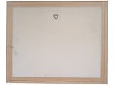 a picture of a white board with a triangle on it