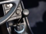 a close up view of a car ' s steering knob