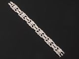 an art deco diamond bracelet, by cartier
