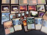 a lot of cards that are on the table