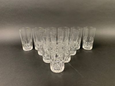 SAINT-LOUIS, modèle "Stella" (créé en 1959) - Suite de 12 VE…