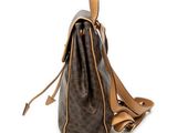 louis vuitton monogram canvas and leather backpack bag