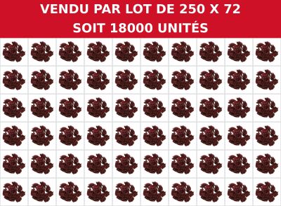 vendu par lot de 250 x 72 soit 1800 unites
