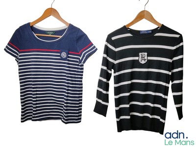 Lot de 2 vêtements RALPH LAUREN comprenant un tee-shirt manc…