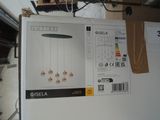 a box with a bunch of lights hanging from it